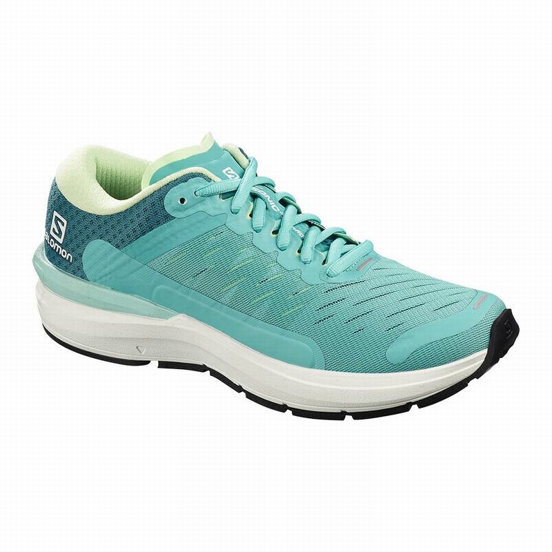 Salomon Israel SONIC 3 CONFIDENCE W - Womens Running Shoes - Turquoise/White (YDNW-50382)